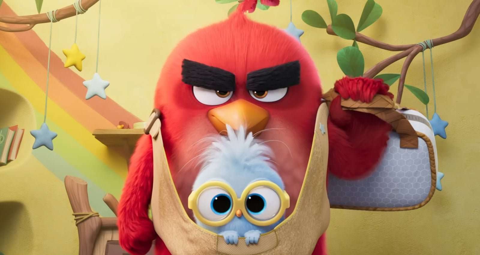 Red becomes a father in trailer for The Angry Birds Movie 3