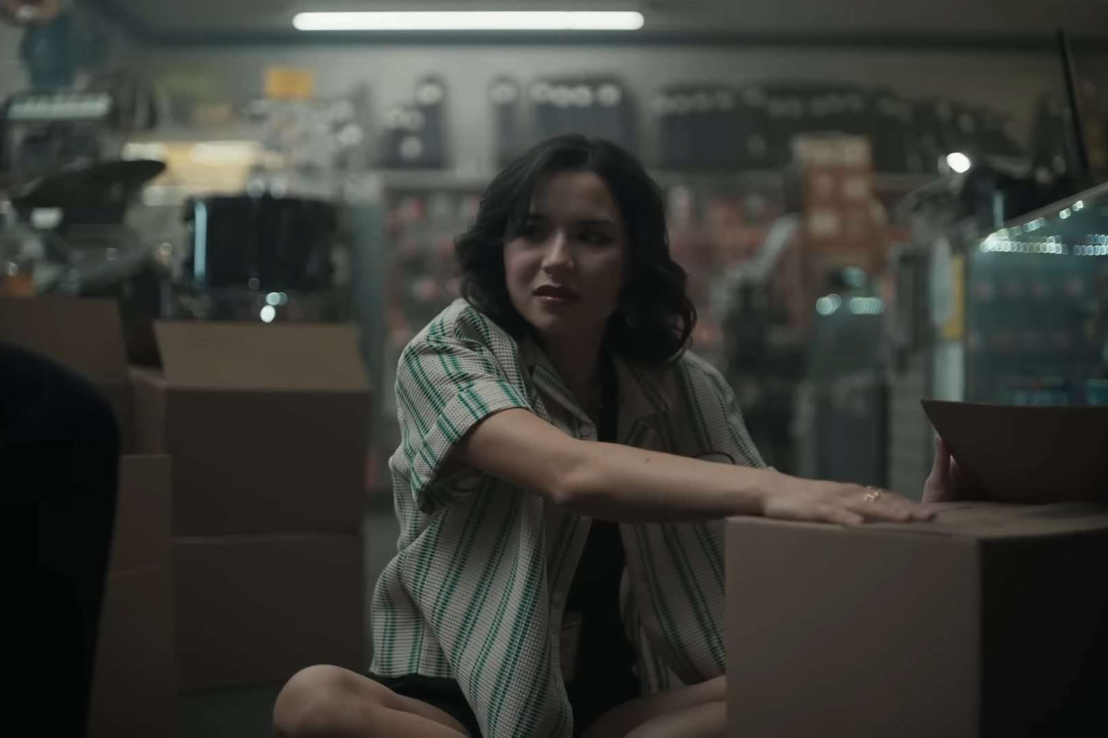 Sarah (Megan Lawless), in Obsession, the horror movie written and directed by Curry Barker.