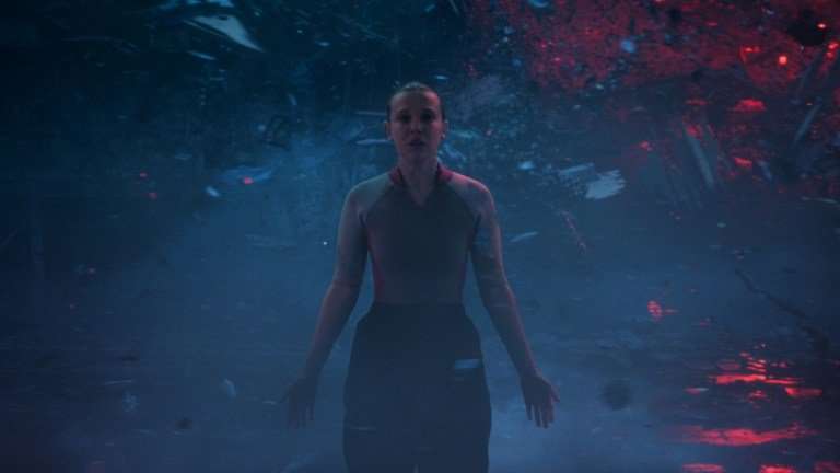 STRANGER THINGS: SEASON 5. Millie Bobby Brown as Eleven in Stranger Things: Season 5. Cr. Courtesy of Netflix/Netflix &copy; 2025