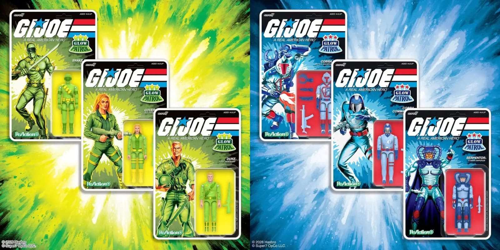 Super7 brings G.I. Joe Glow Patrol to JoeFest with ReAction+ exclusive figures