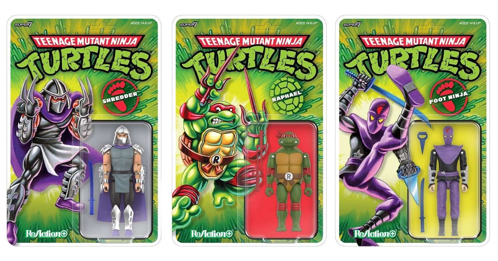 Super7 launches Teenage Mutant Ninja Turtles ReAction+ line