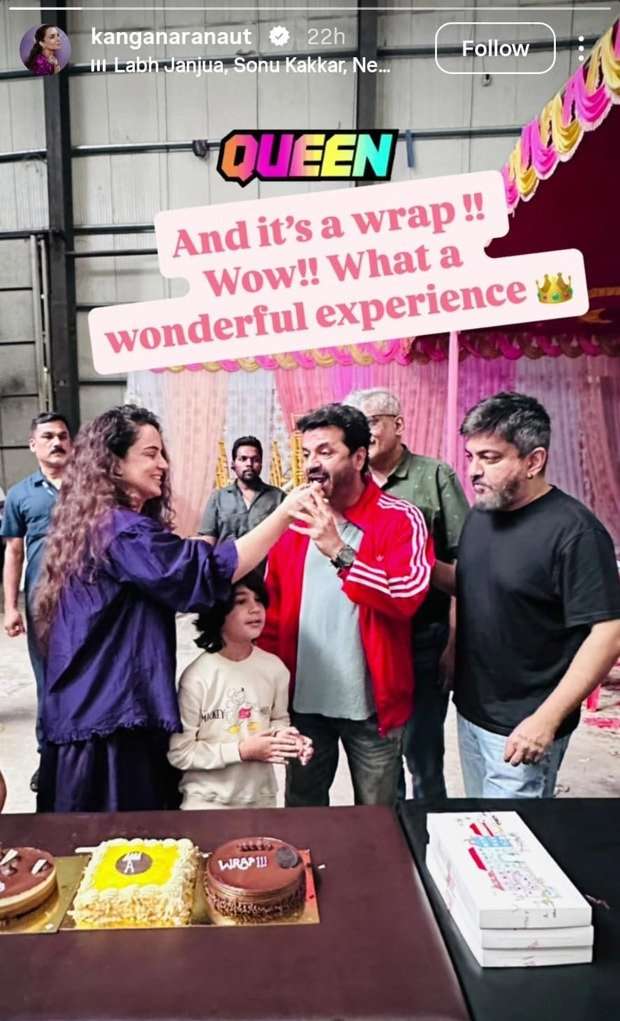 Kangana Ranaut wraps up Queen 2 shoot, celebrates with cast and crew in joyous BTS glimpse