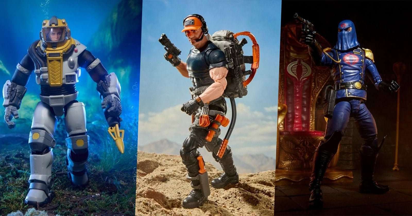 Yo Joe June G.I. Joe Classified Series reveals include Hooded Cobra Commander, Action Man, Deep Six and more