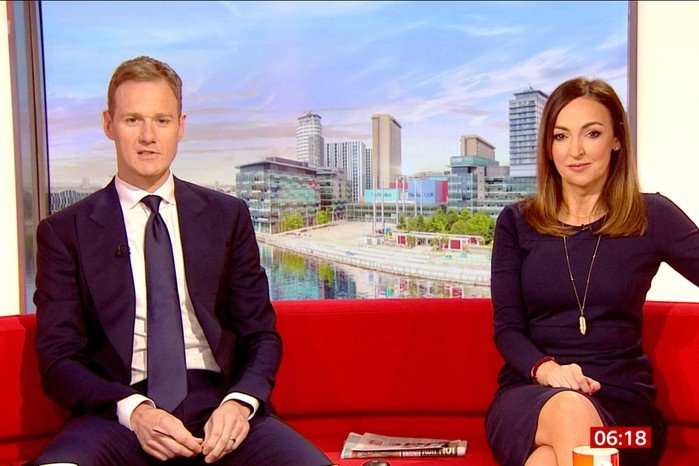 Dan Walker and Sally Nugent on BBC Breakfast Dan Walker and Sally Nugent on BBC Breakfast
