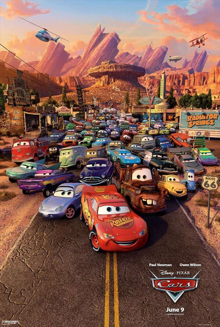 Cars Poster 20th Anniversary Trailer