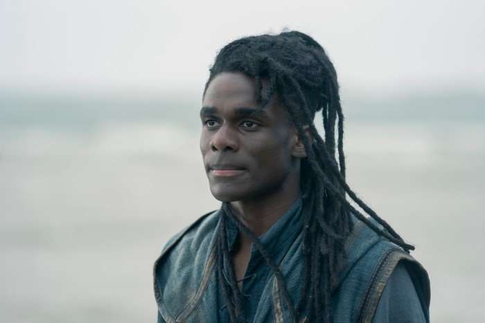 clinton-liberty_0 Clinton Liberty stands on a beach as Addam of Hull in House of the Dragon.