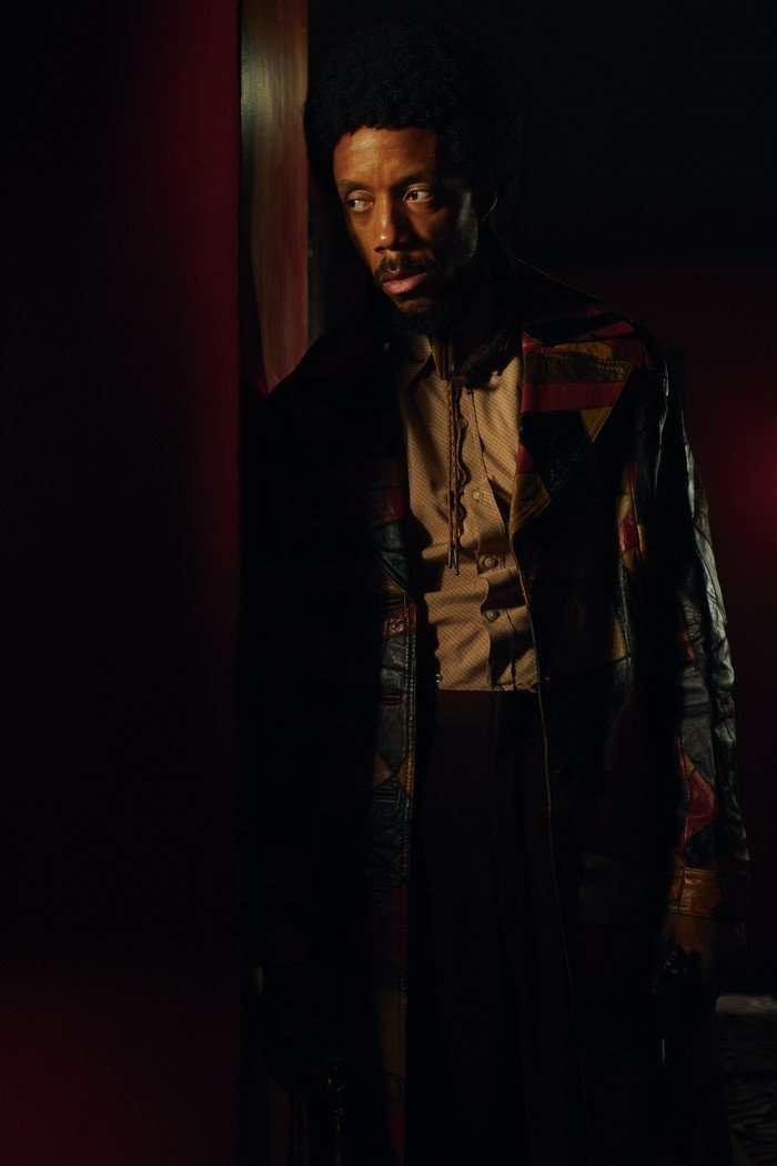 Darrell Britt-Gibson stands in darkness as Bishop in the Euphoria season 3 finale.