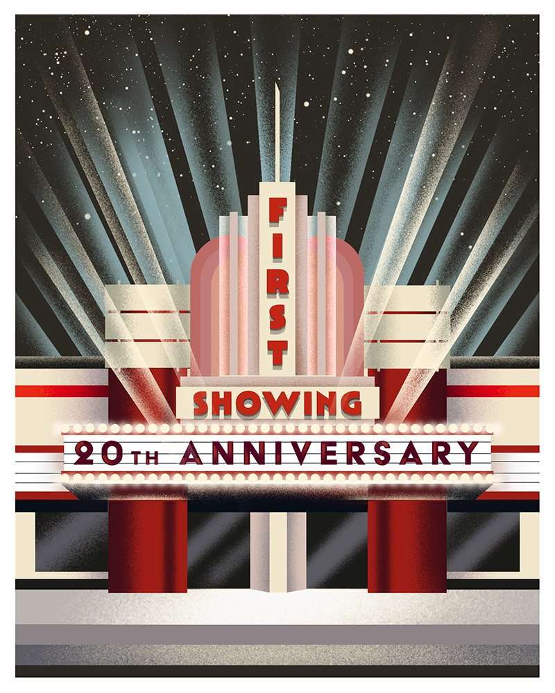 FirstShowing 20th Anniversary Celebration Artwork