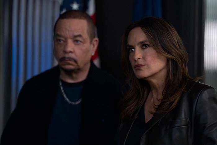 Law & Order: Special Victims Unit Ice T as Sergeant Odafin "Fin" Tutuola and Mariska Hargitay as Captain Olivia Benson in Law & Order: SVU