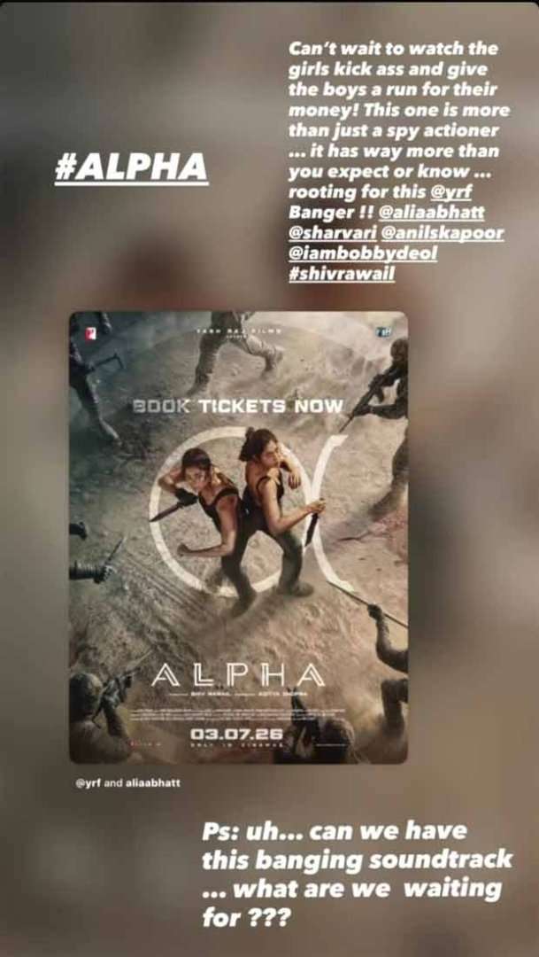 Karan Johar roots for Alia Bhatt and Sharvari ahead of Alpha release: &ldquo;Can't wait to watch the girls kick ass&rdquo;