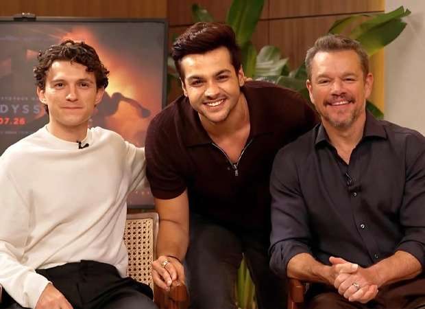 Ashish Chanchlani meets Matt Damon and Tom Holland at Christopher Nolan&rsquo;s The Odyssey premiere in Mumbai