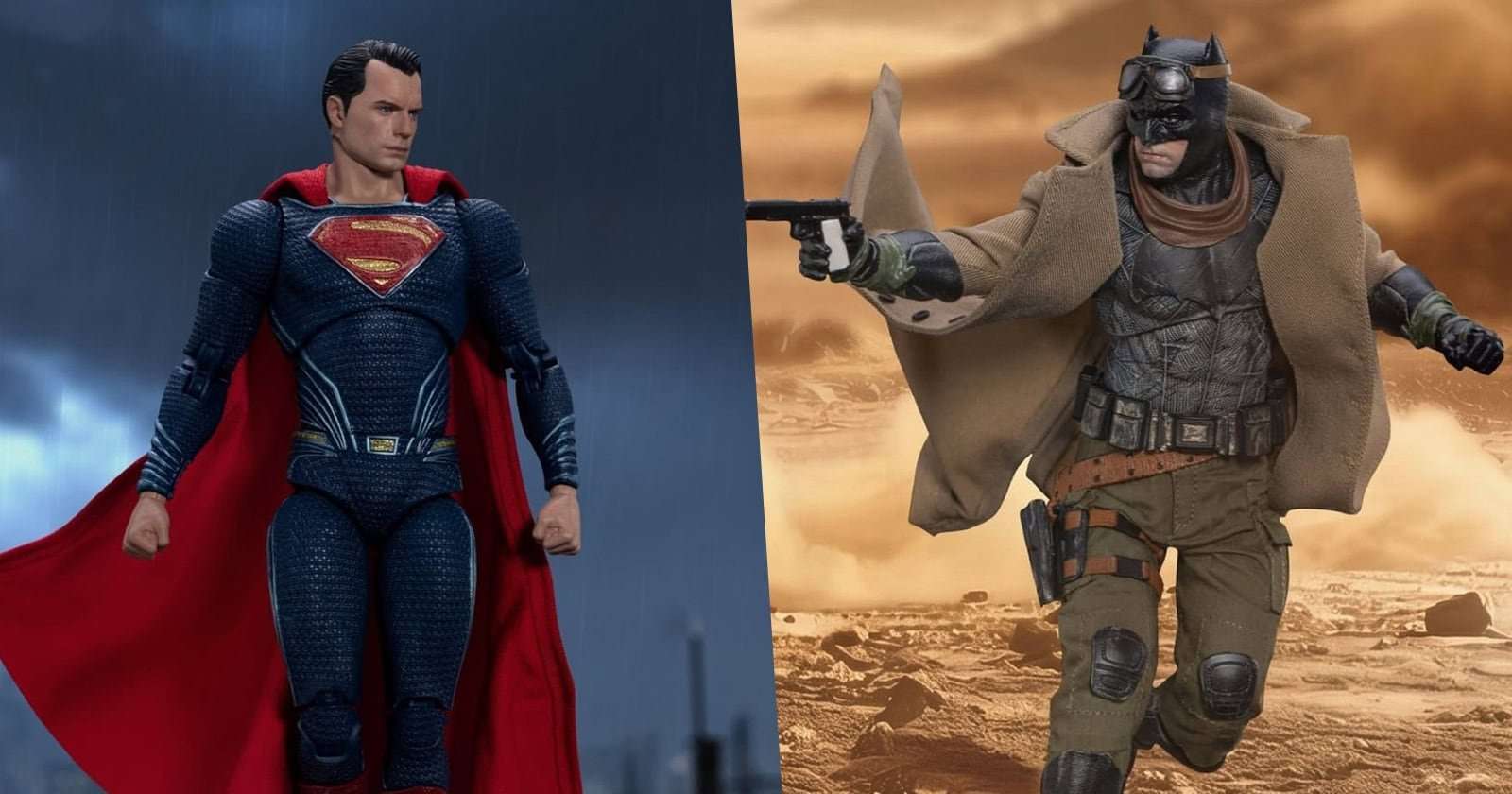 Beast Kingdom unveils new Batman v Superman: Dawn of Justice Knightmare Batman and Superman Dynamic 8ction Heroes figures