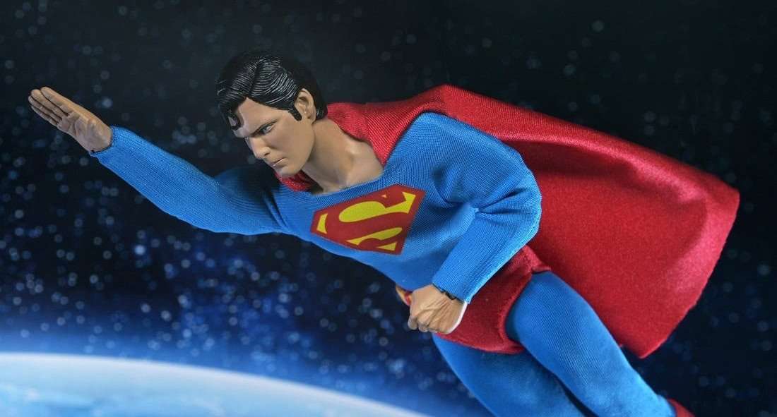 Christopher Reeve’s Superman clothed action figure takes flight from NECA