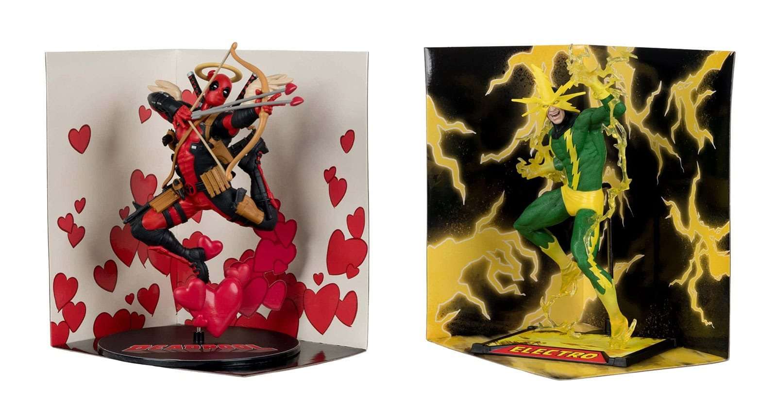 Deadpool and Electro Marvel collectibles unveiled by McFarlane Toys