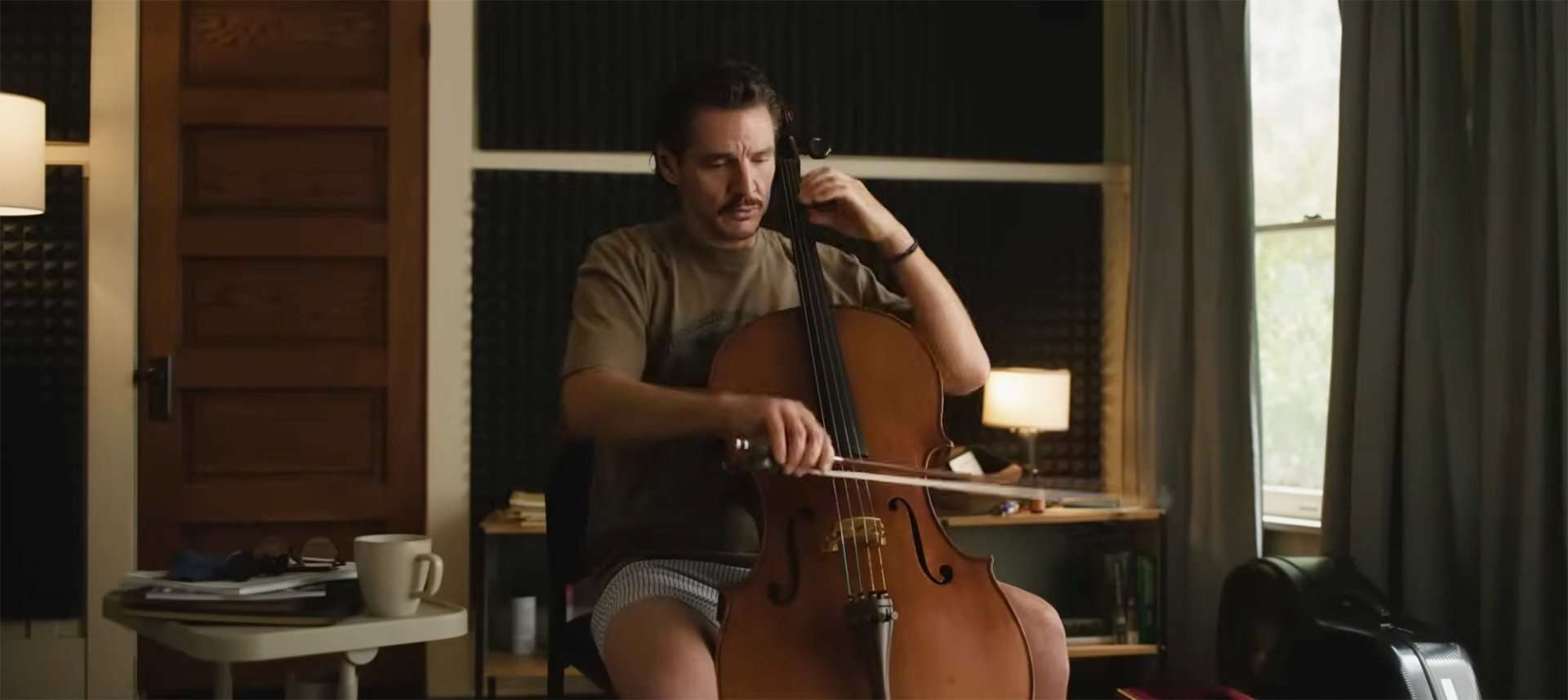 First Trailer for Tony Gilroy's 'Behemoth!' with Pedro Pascal as a Cellist | FirstShowing.net