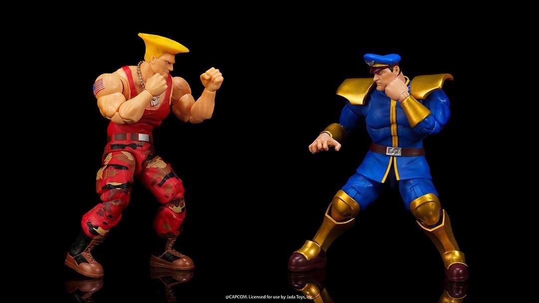 Guile and M. Bison get Player 2 editions with Ultra Street Fighter II Versus Twin Pack from Jada Toys