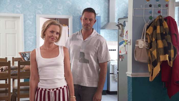 Cindy and Darren in Hollyoaks.