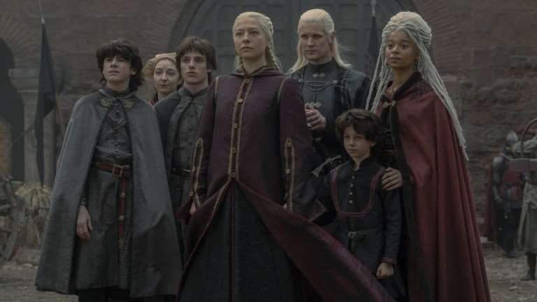 House of the Dragon - Rhaenyra Family - Elliot Grihault, Harry Collett, Emma D'Arcy, Matt Smith, Phoebe Campbell