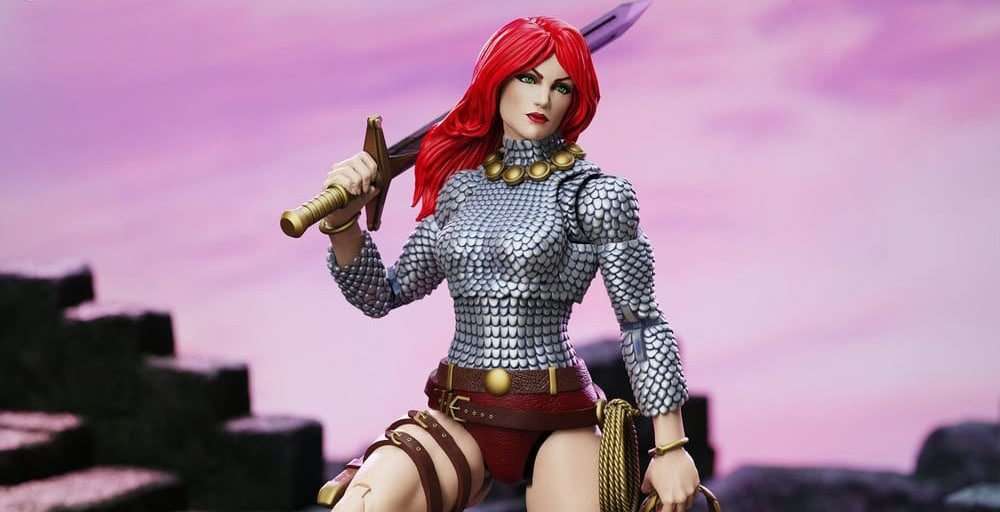 Immortal Red Sonja Epic H.A.C.K.S. action figure unveiled by Boss Fight Studio