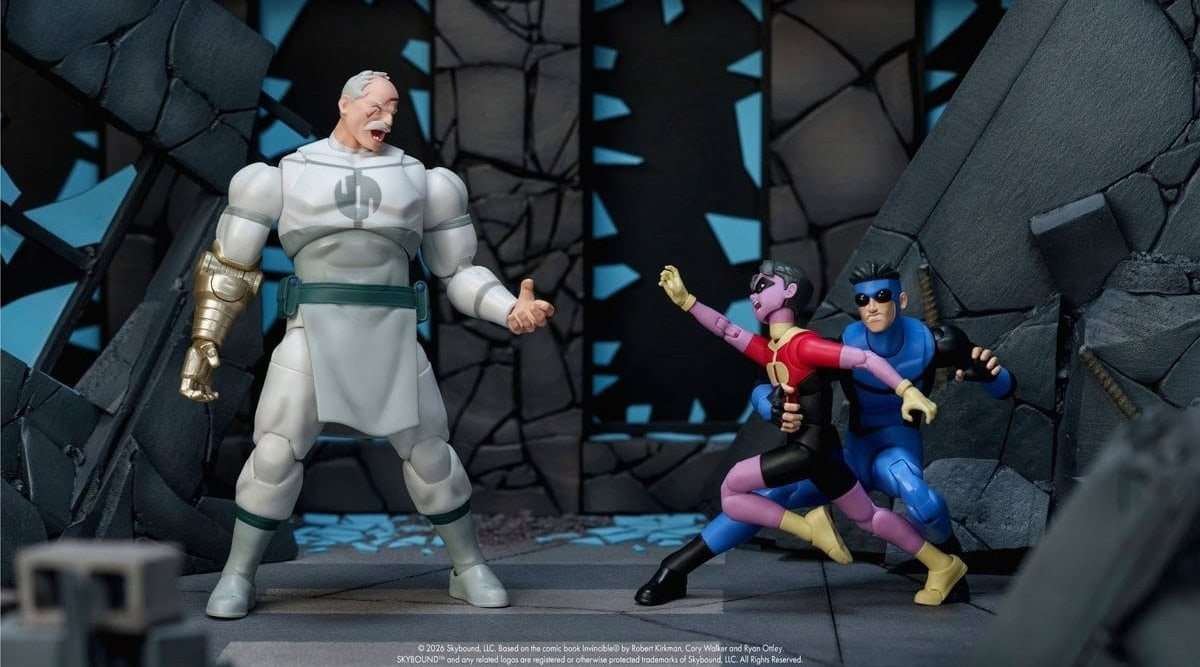 Jada Toys launches Invincible action figure line with Invincible, Conquest, and Omni-Man