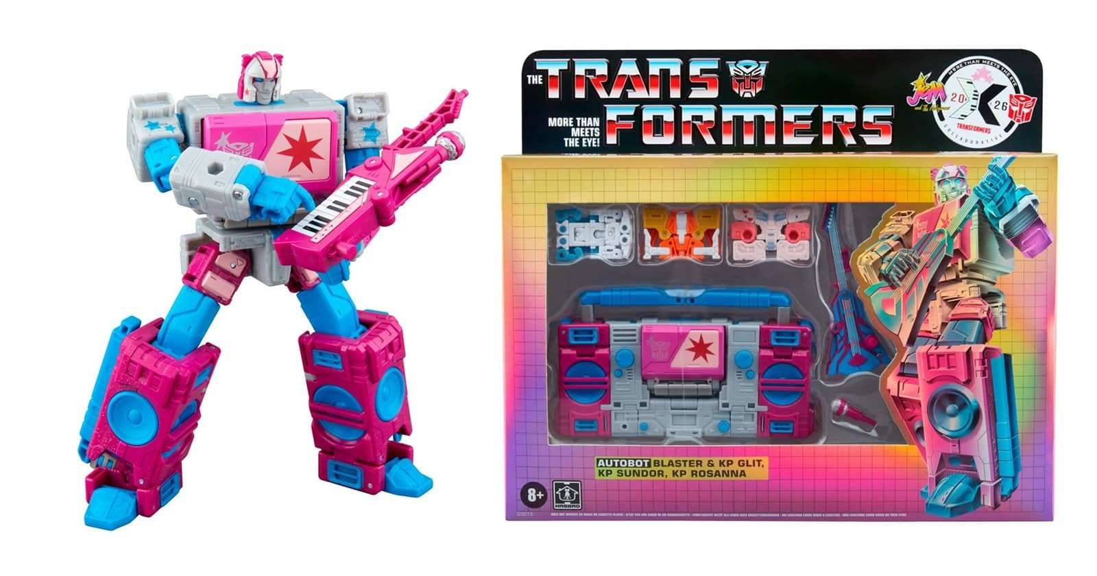 Jem and the Holograms meet the Robots in Disguise for Hasbro’s latest Transformers Collaborative mash-up figure set