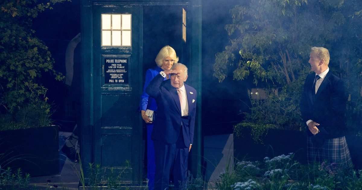 King Charles and Queen Camilla take trip in Doctor Who's TARDIS for Commonwealth Games - with cameo from classic Doctor