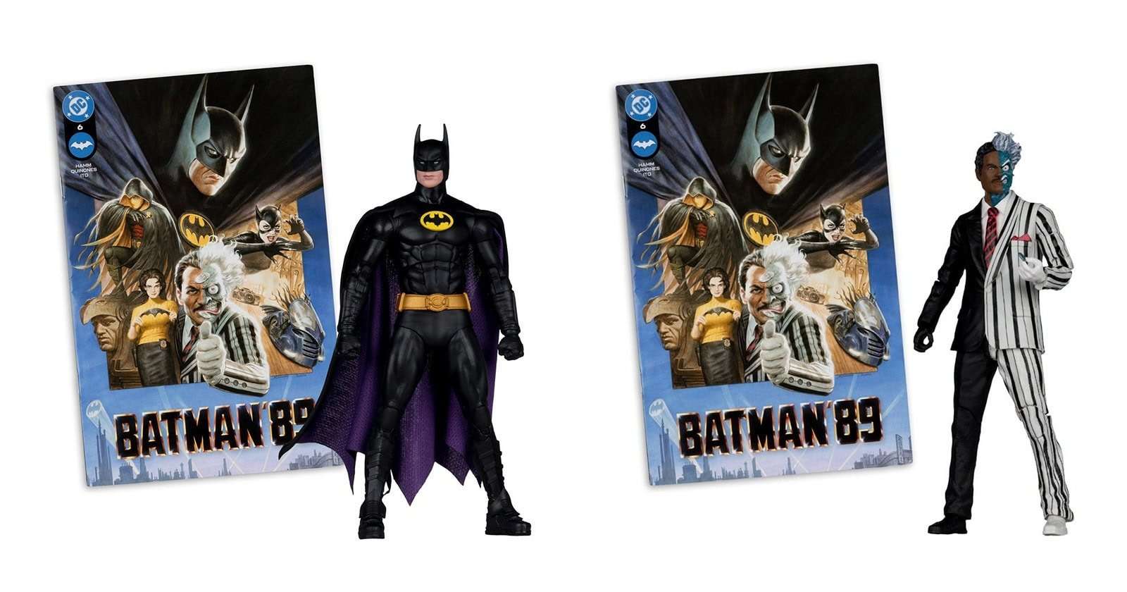 McFarlane Toys’ latest DC Page Punchers include Batman ’89 and Justice