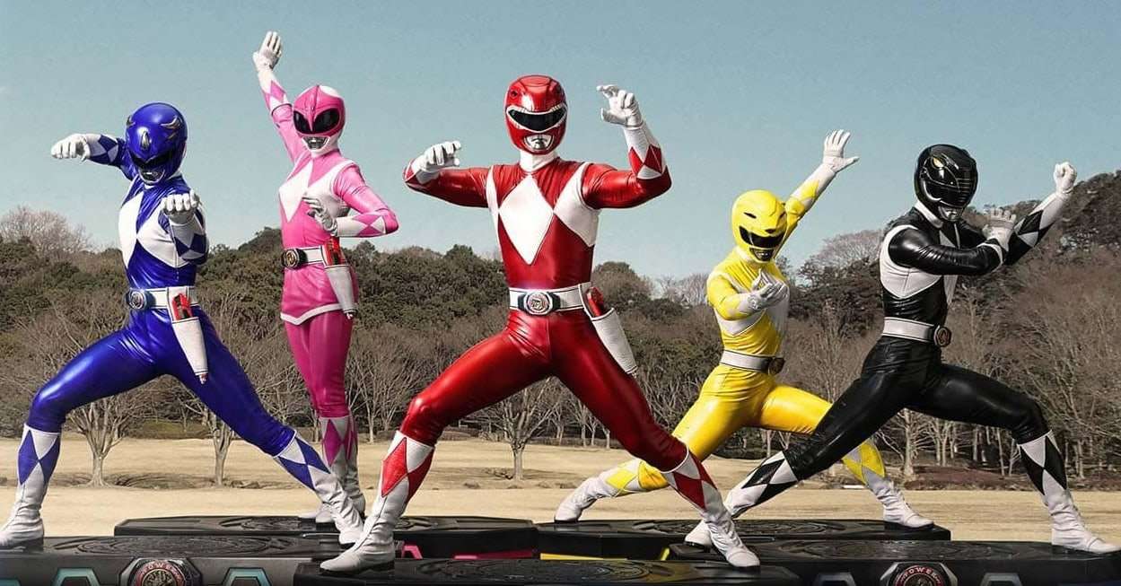 Mighty Morphin Power Rangers 5-Ranger Premium Masterline Series collectible set unveiled by Prime 1 Studio