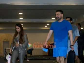 Photos: Arbaaz Khan and Sshura Khan snapped in Bandra