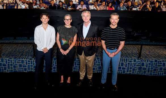 Photos: Christopher Nolan, Matt Damon, Tom Holland, Emma Thomas snapped in Mumbai for The Odyssey premiere and press conference