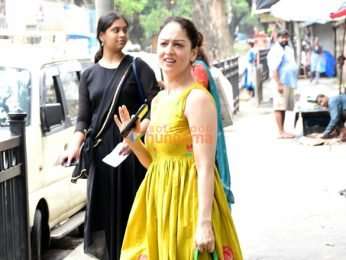 Photos: Sandeepa Dhar snapped outside dance class in Khar