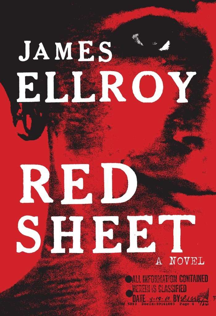 Red Sheet by James Ellroy Book cover of James Ellroy's Red Sheet
