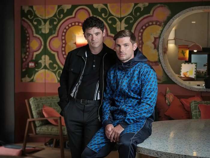 Ste and Rex Ste and Rex in Hollyoaks