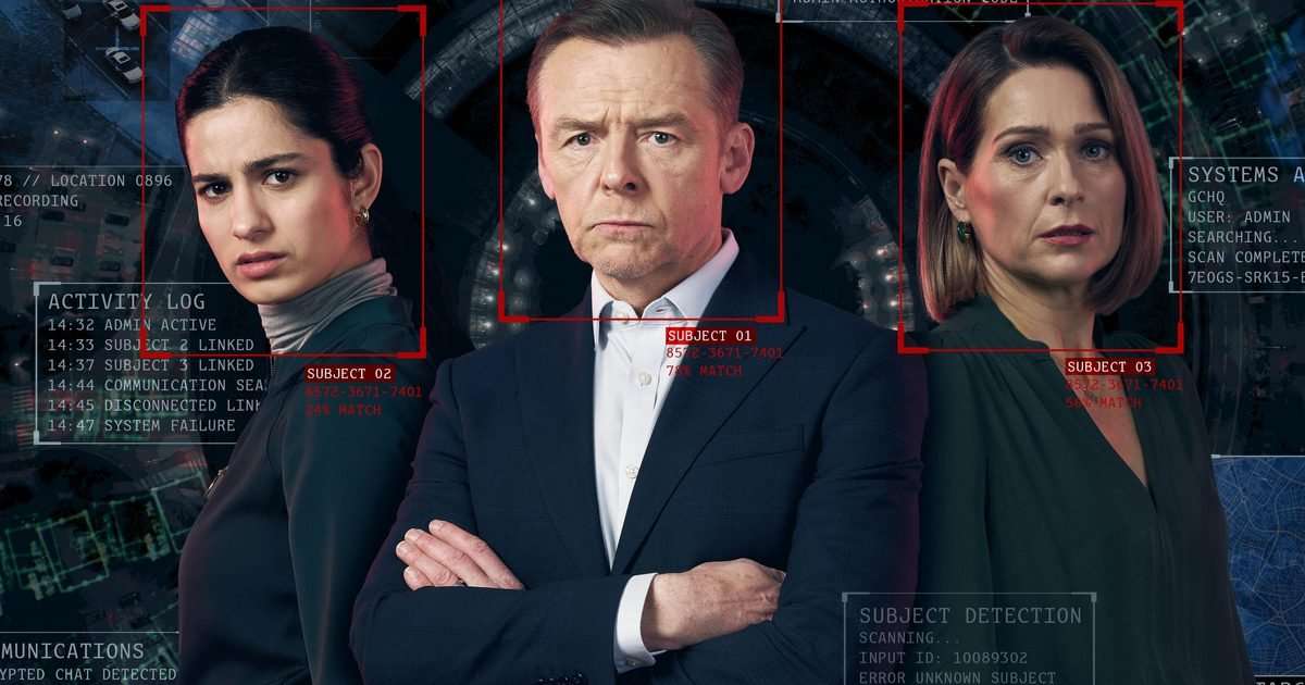 Simon Pegg's British TV tech thriller confirms return date after 4 years away from screens