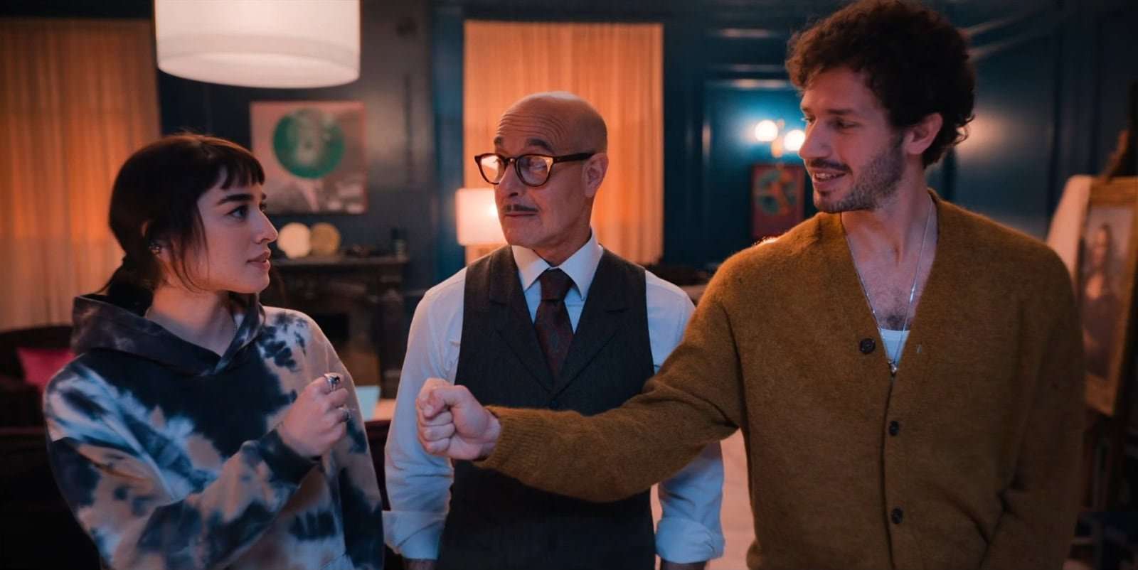 Stanley Tucci plots to steal the Mona Lisa in Prime Video’s Masterplan trailer