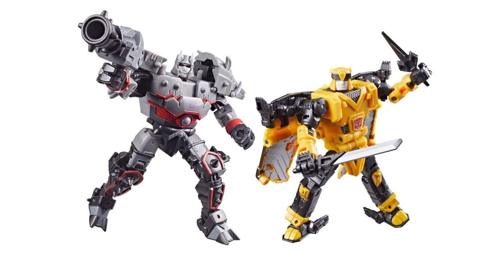 Transformers Timelines action figure set puts a samurai era spin on Bumblebee and Megatron