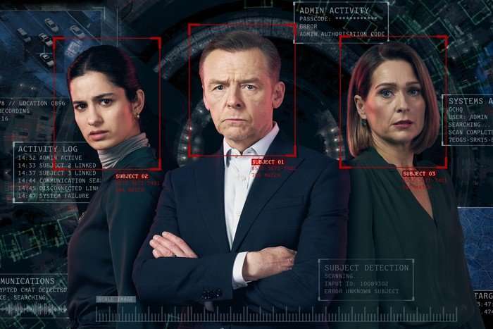 Undeclared_War_S2 Hannah Khalique-Brown, Simon Pegg and Siân Brooke for The Undeclared War season 2.