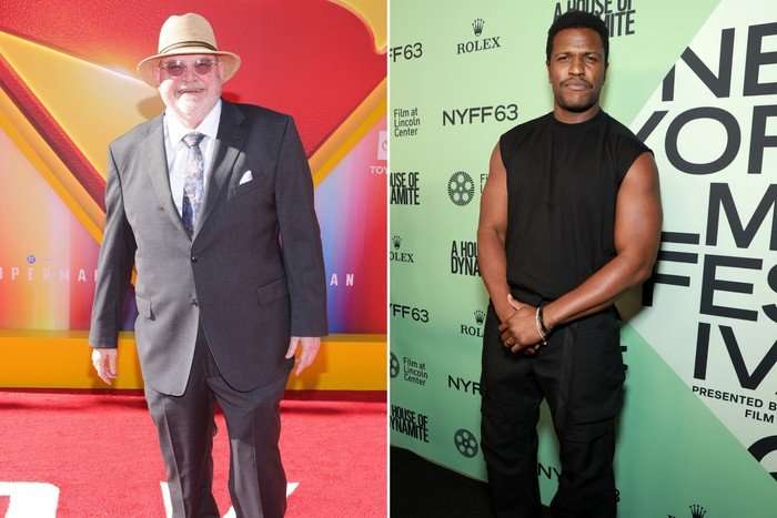 New The Pitt cast Images of Pruitt Taylor Vince and Malachi Beasley at different events put side by side.