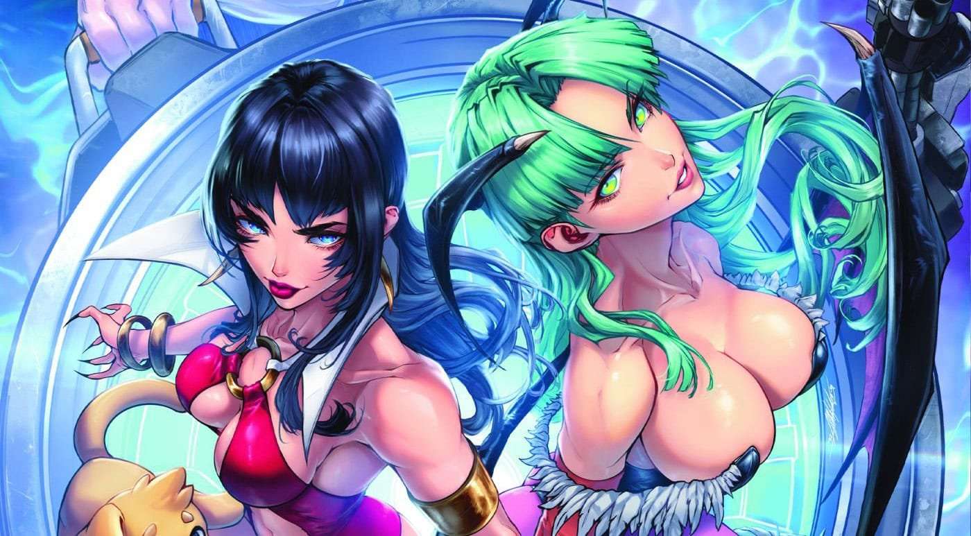 Vampirella vs. Darkstalkers crossover incoming from Dynamite and UDON Entertainment