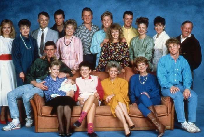 Neighbours cast The cast of Neighbours in 1987