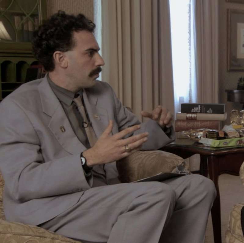 15 of the Most Uncomfortable Moments in "Borat" | Den of Geek