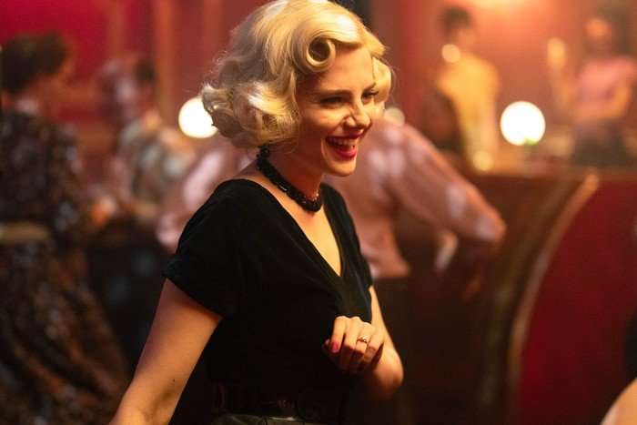 ruth-ellis-lucy-boynton-1 Lucy Boynton stars in A Cruel Love: The Ruth Ellis Story in a black dress